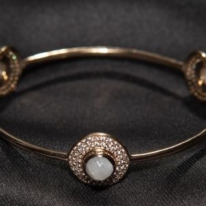 Melinda Maria Gold Moonstone Bangle